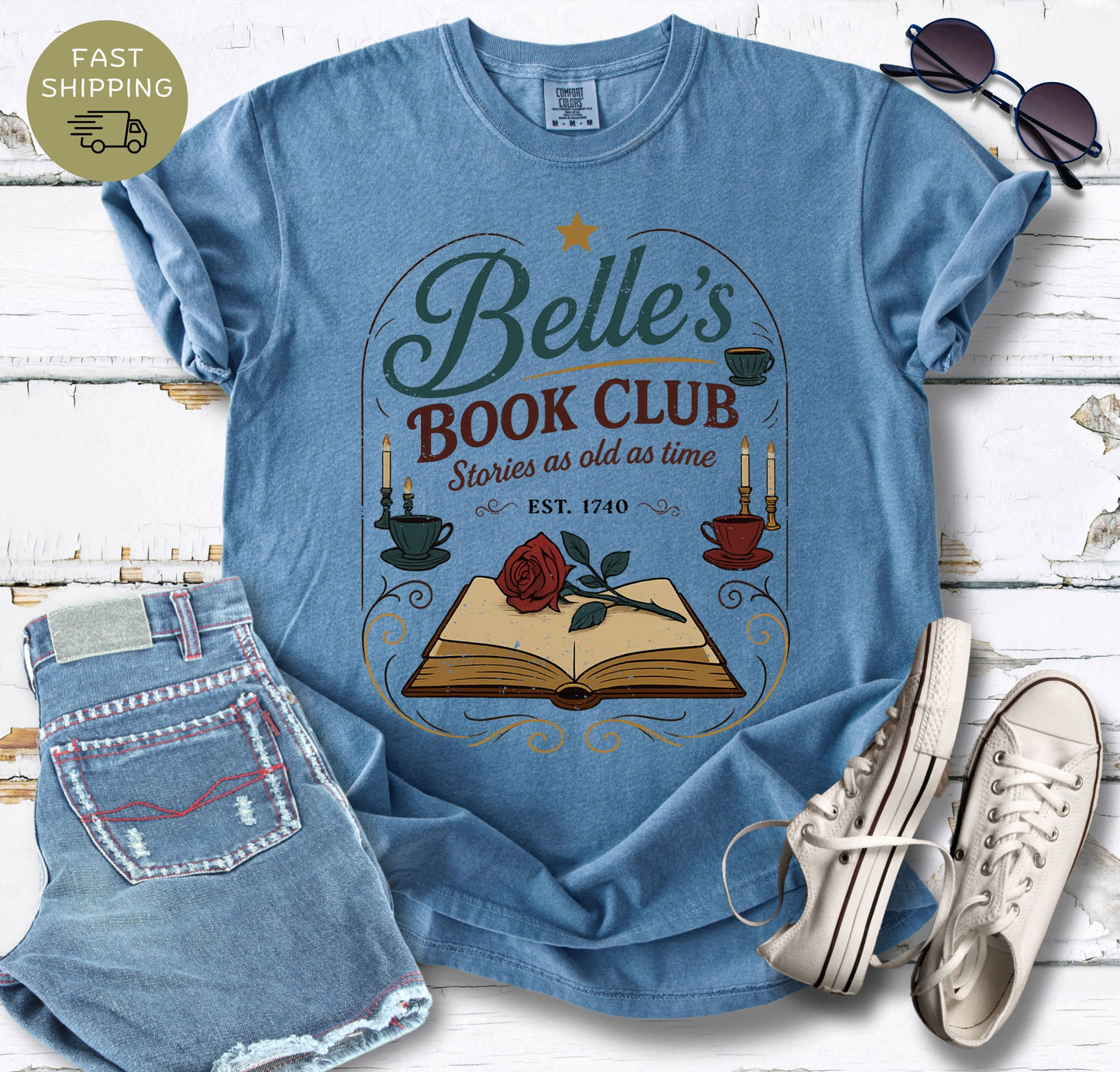 Belle's Book Club T-shirt