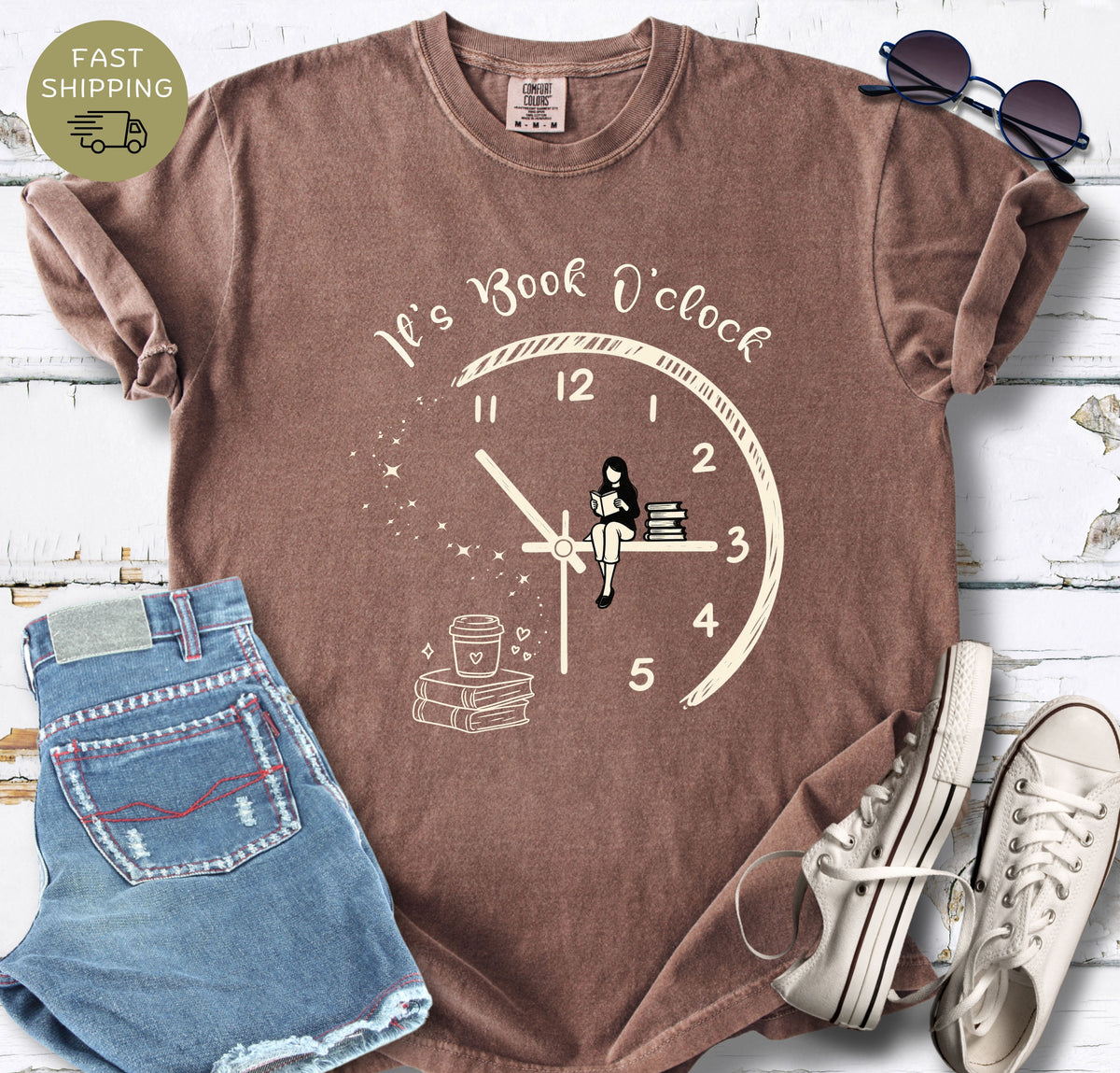 It's Book O'clock T-shirt