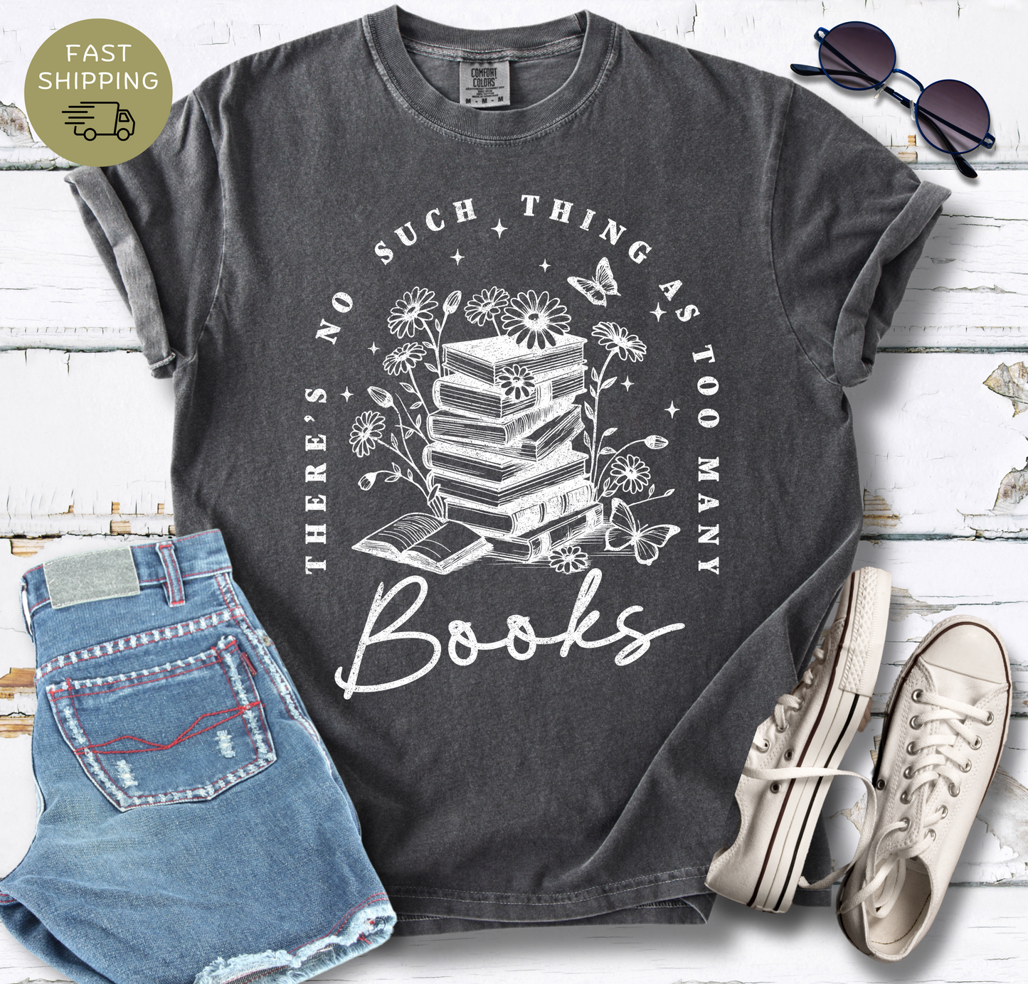Too Many Books T-shirt
