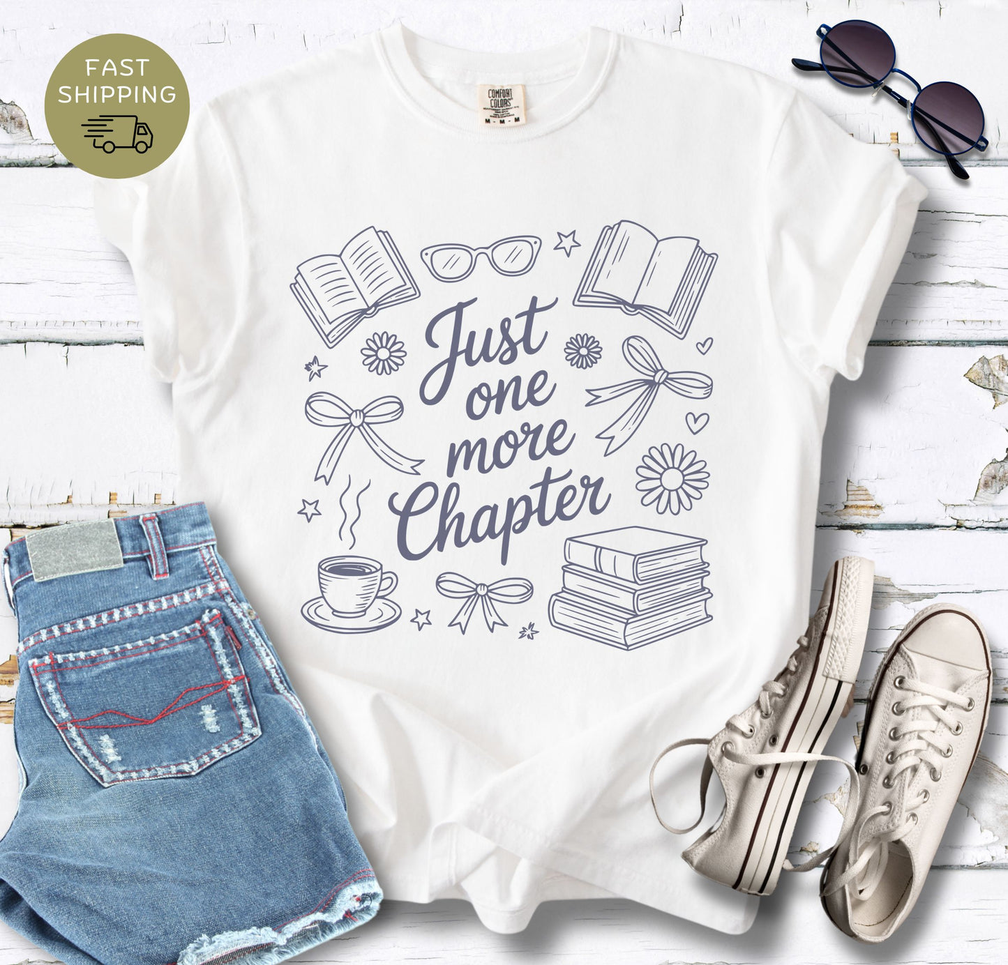 Just One More Chapter V2 T-shirt