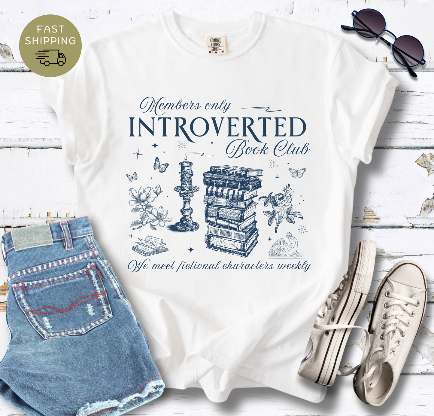 Introverted Book Club T-shirt