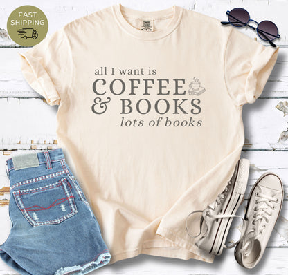 Coffee & Books T-shirt