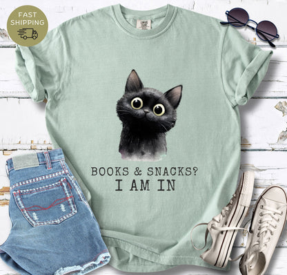 Books & Snacks T-shirt