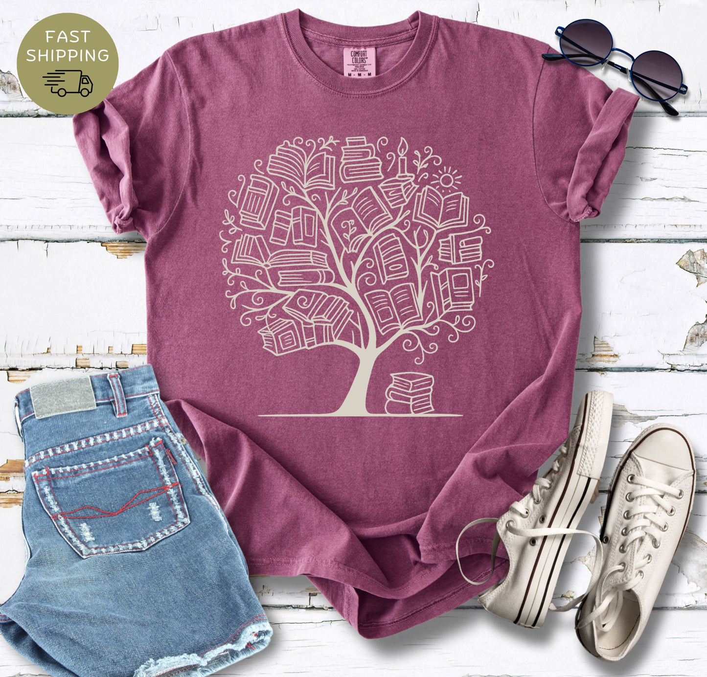 Book Tree T-shirt