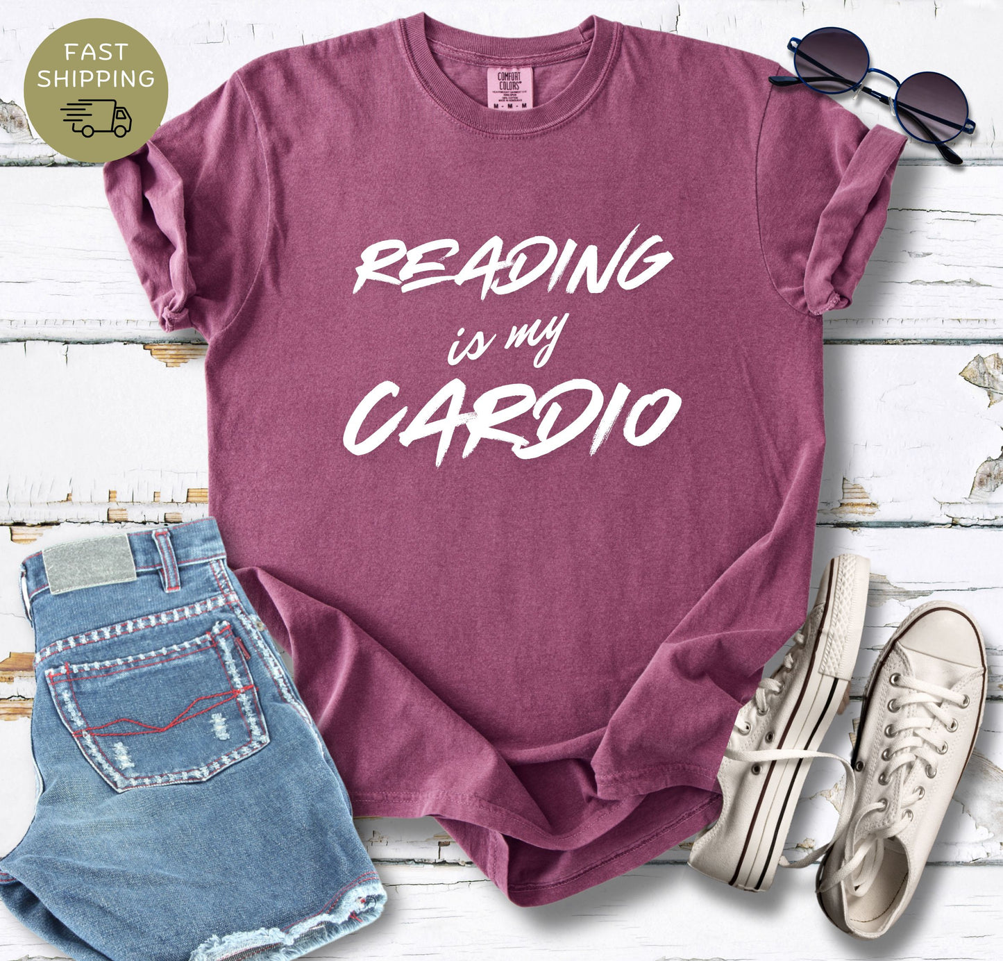 Reading is My Cardio T-shirt