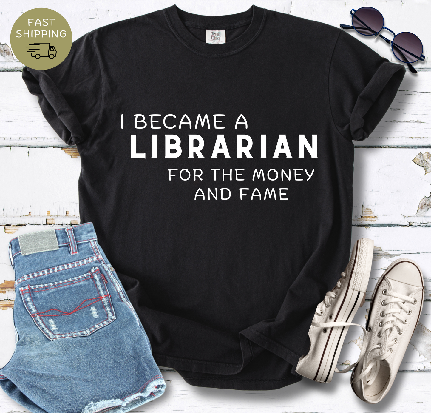 I Became a Librarian  T-shirt