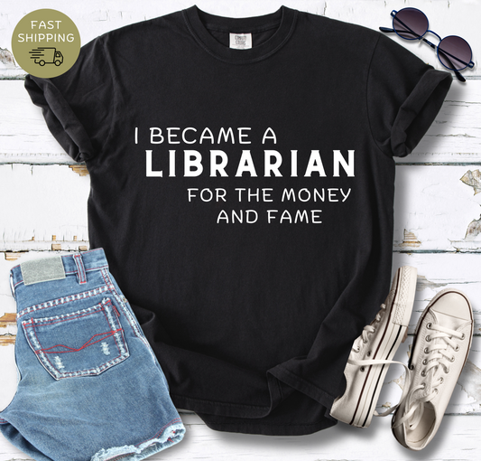 I Became a Librarian  T-shirt