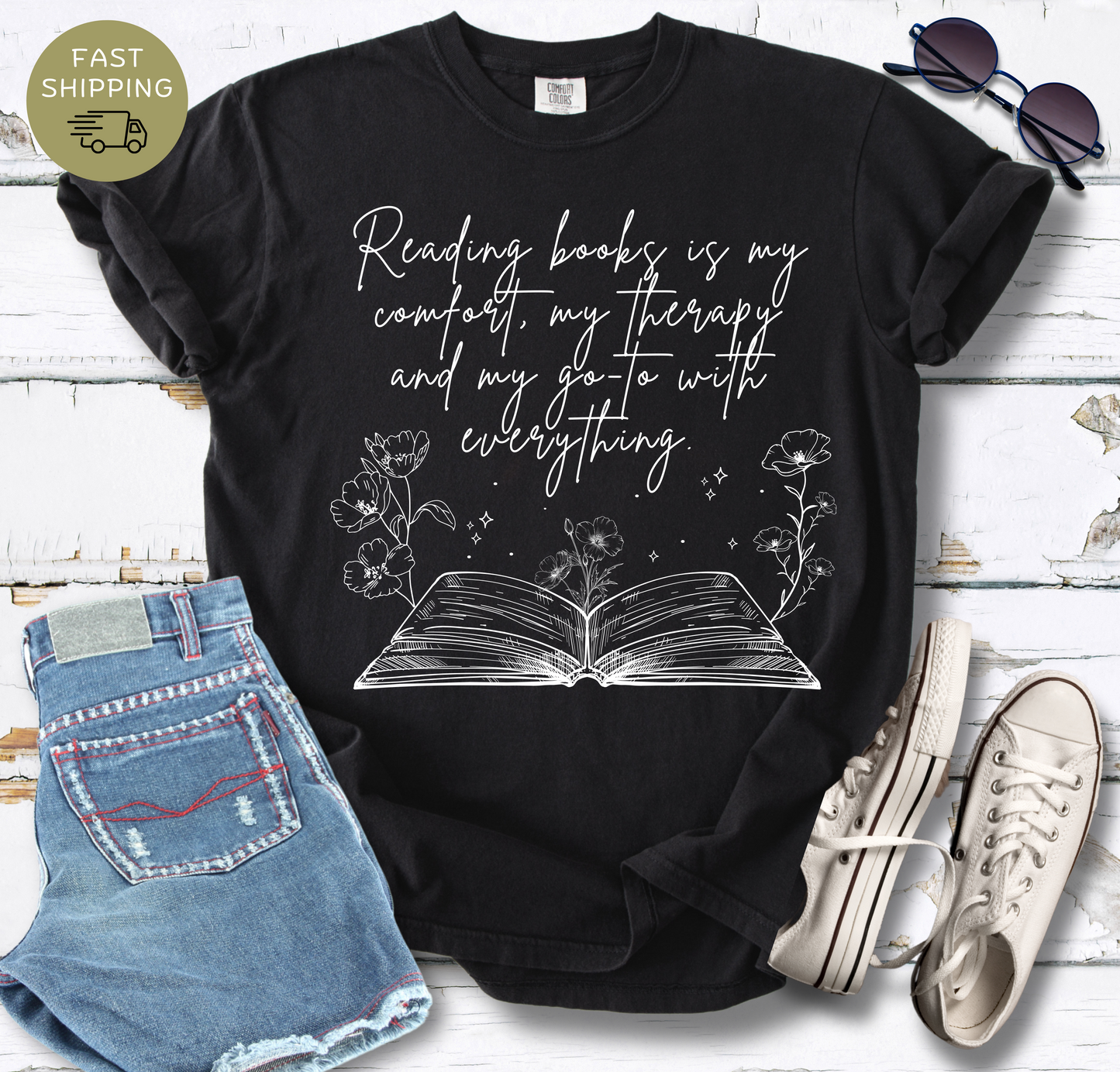 Reading Books Is My Comfort T-shirt