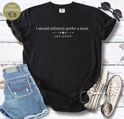 I Prefer A Book T-shirt