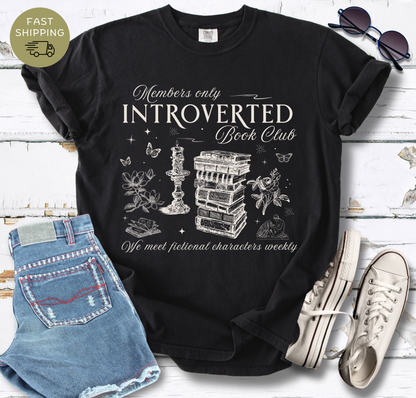 Introverted Book Club T-shirt