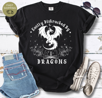 Easily Distracted By Dragons T-shirt
