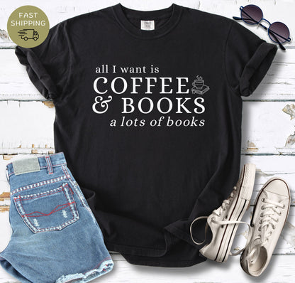 Coffee & Books T-shirt