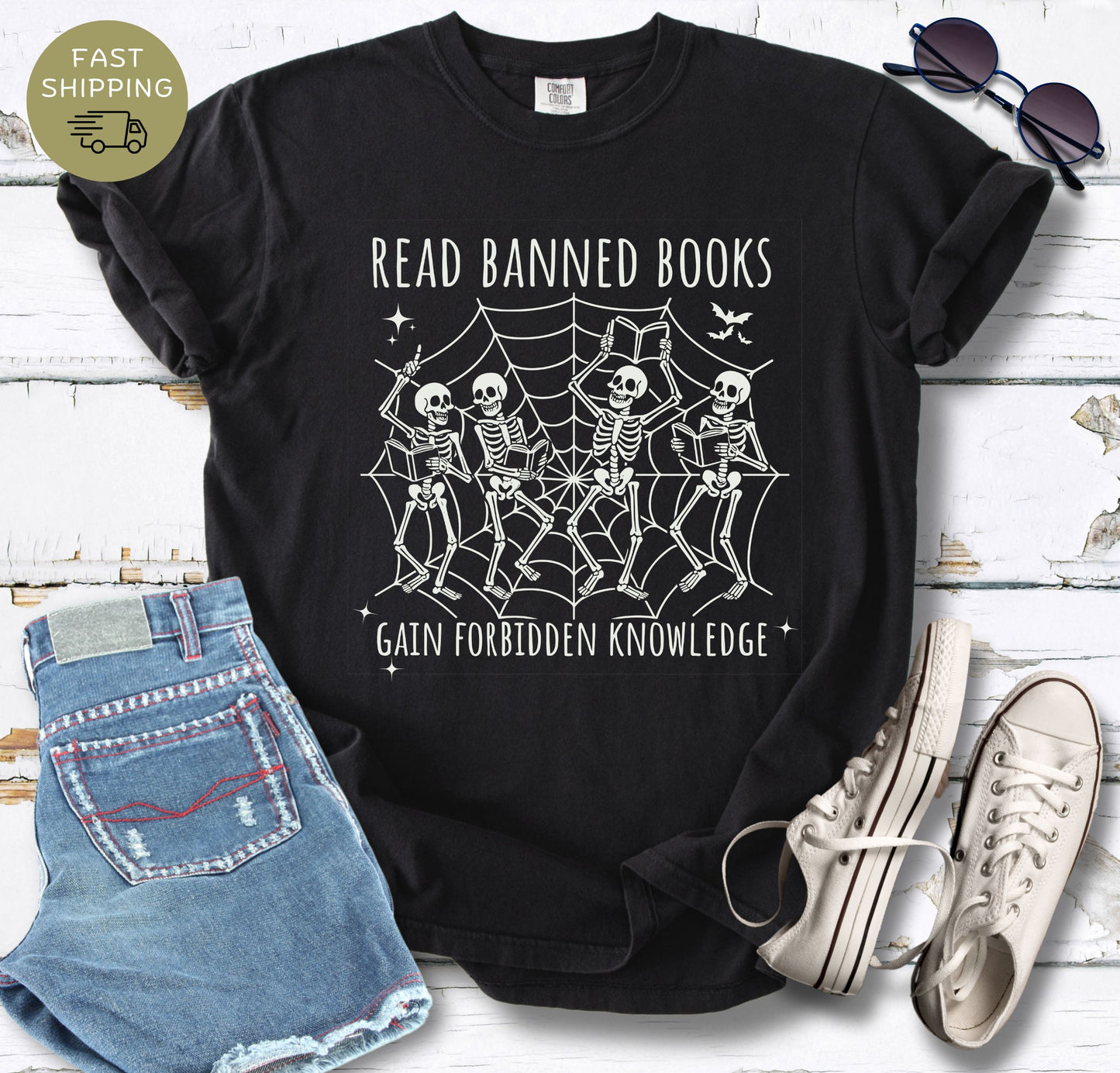 Read Banned Books Halloween T-shirt