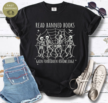 Read Banned Books Halloween T-shirt