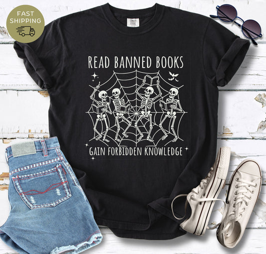 Read Banned Books Halloween T-shirt