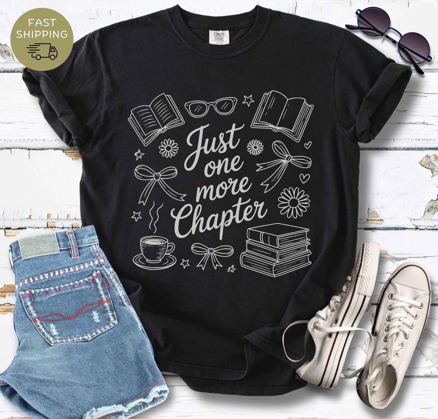 Just One More Chapter V2 T-shirt