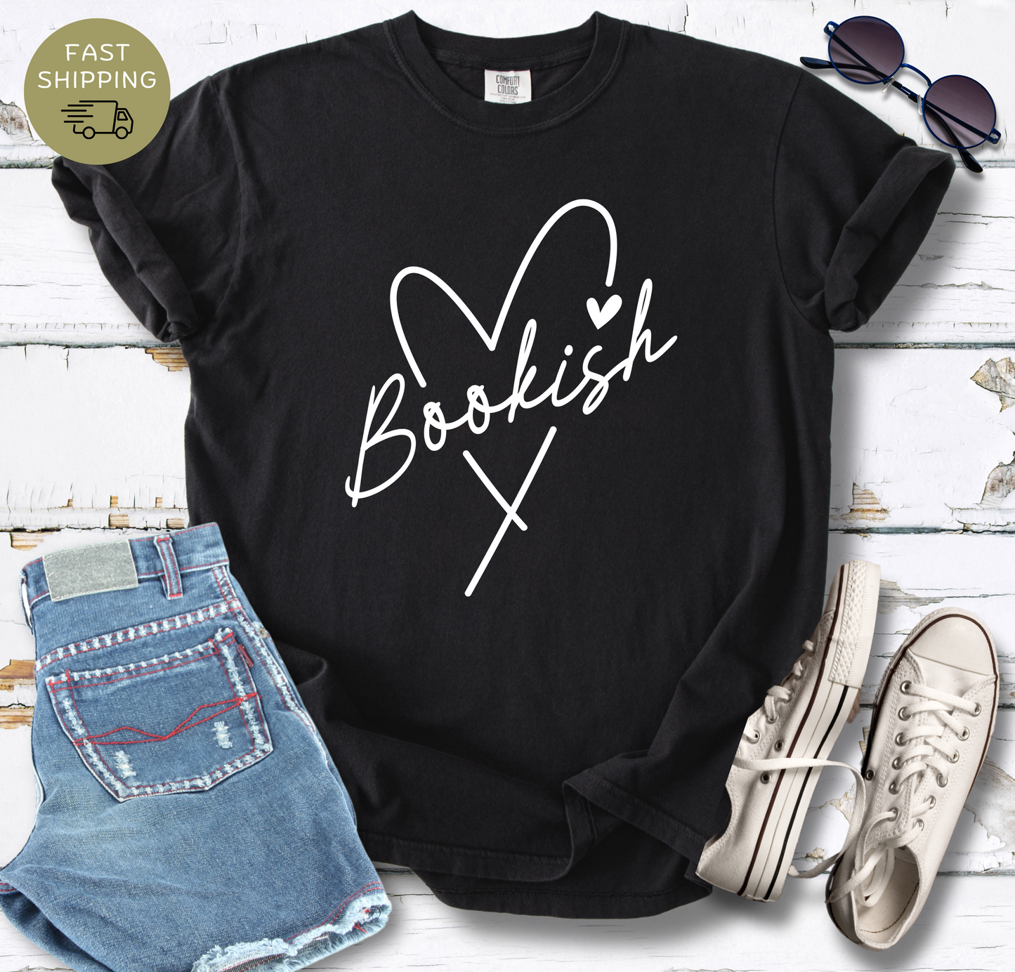 Bookish Heart T-shirt