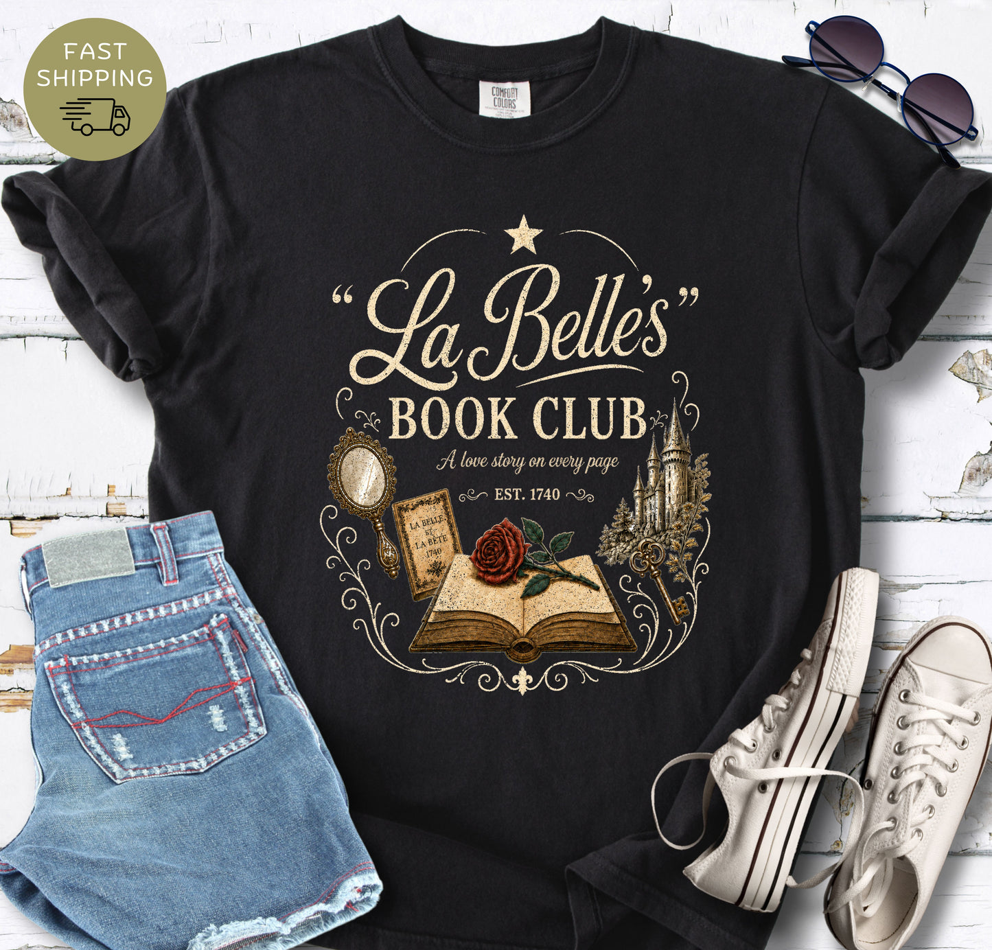 La Belle's Book Club T-shirt