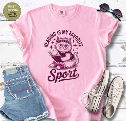 Reading is My Favorite Sport T-shirt