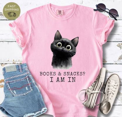 Books & Snacks T-shirt