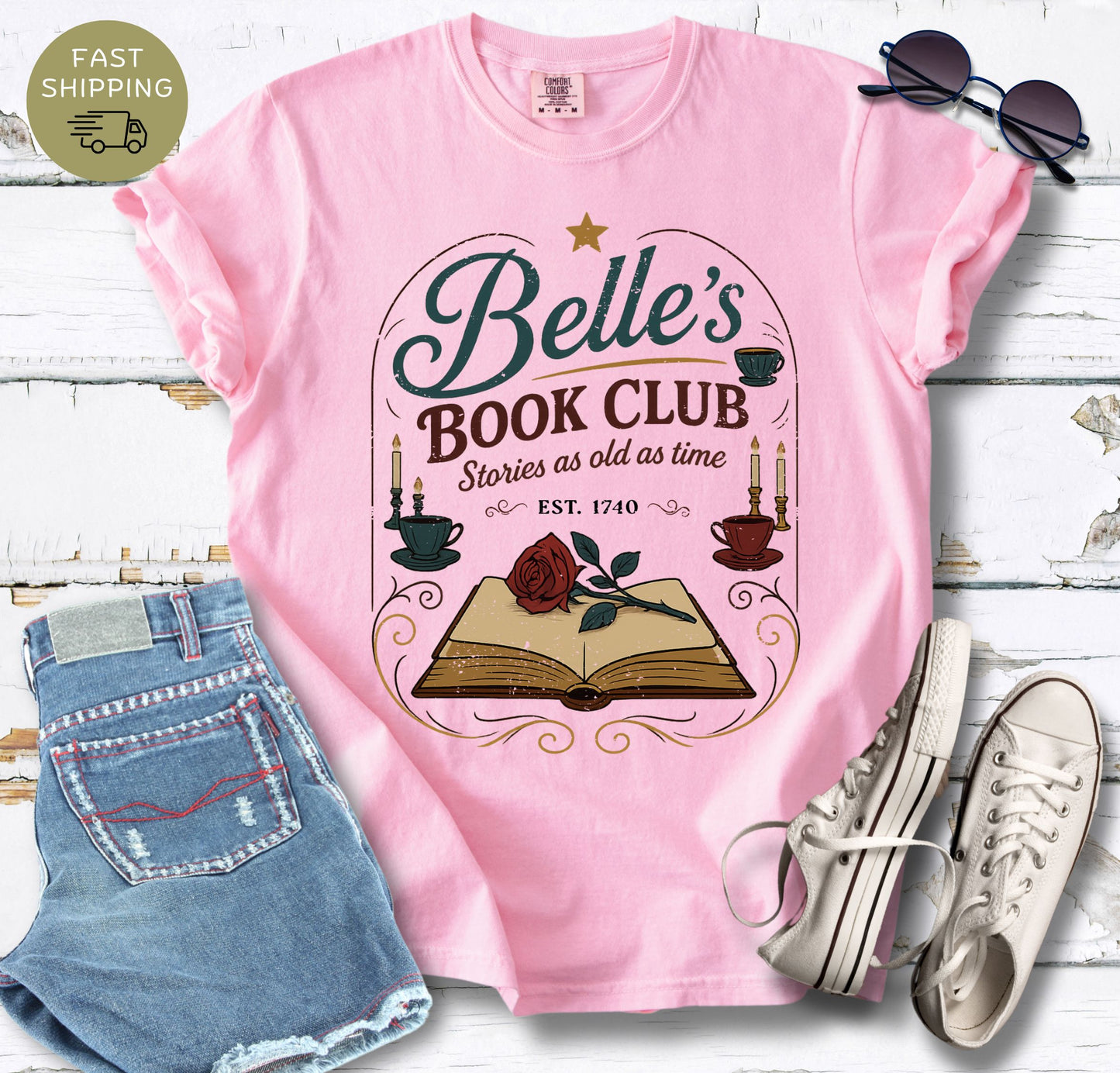 Belle's Book Club T-shirt