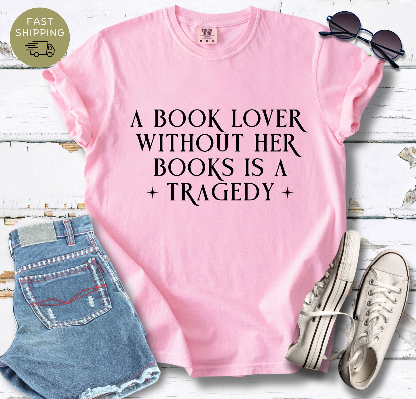 A Book Lover Without Her Books  T-shirt
