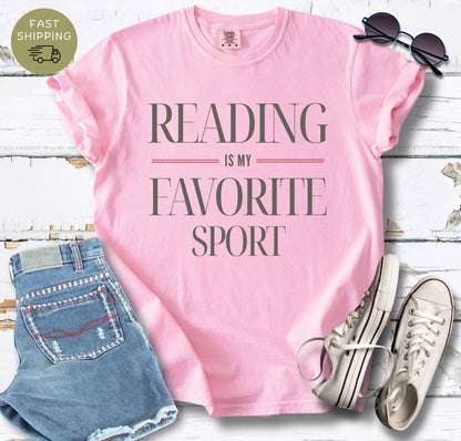 Reading Is My Favorite Sport V2 T-shirt