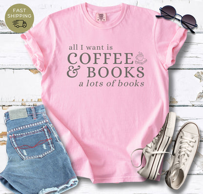 Coffee & Books T-shirt