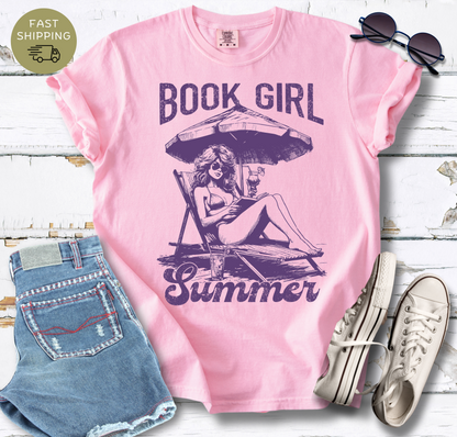 Book Girl Summer V3 T-shirt
