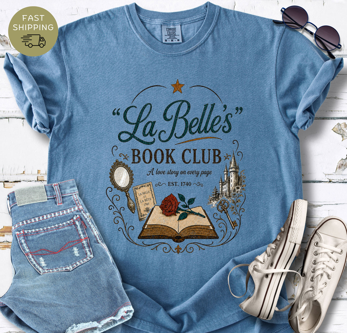La Belle's Book Club T-shirt