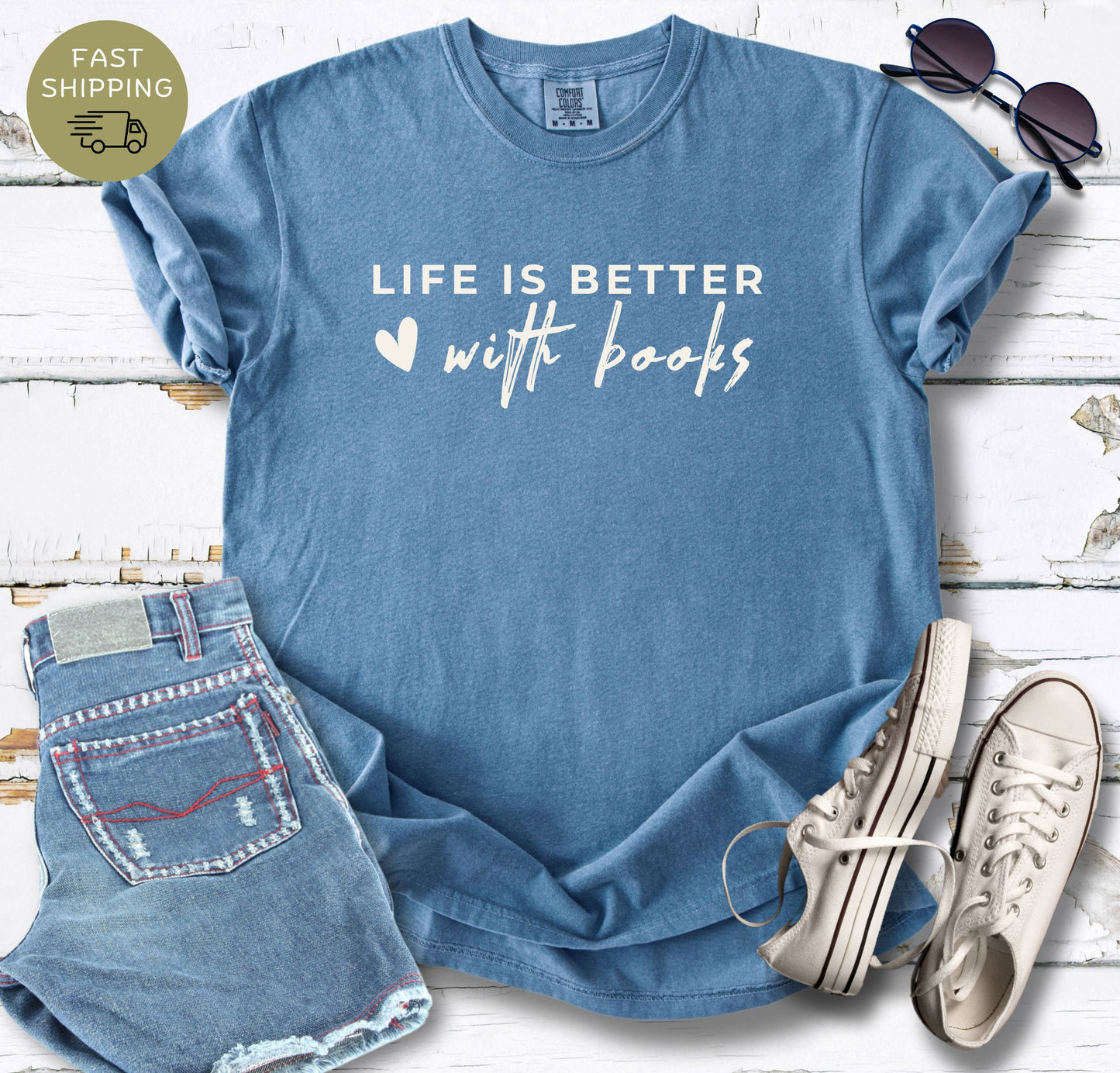 Life Is Better With Books T-shirt