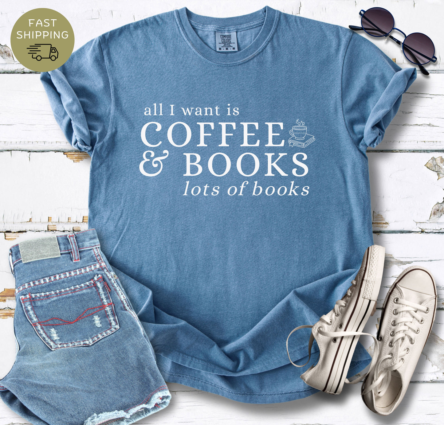 Coffee & Books T-shirt