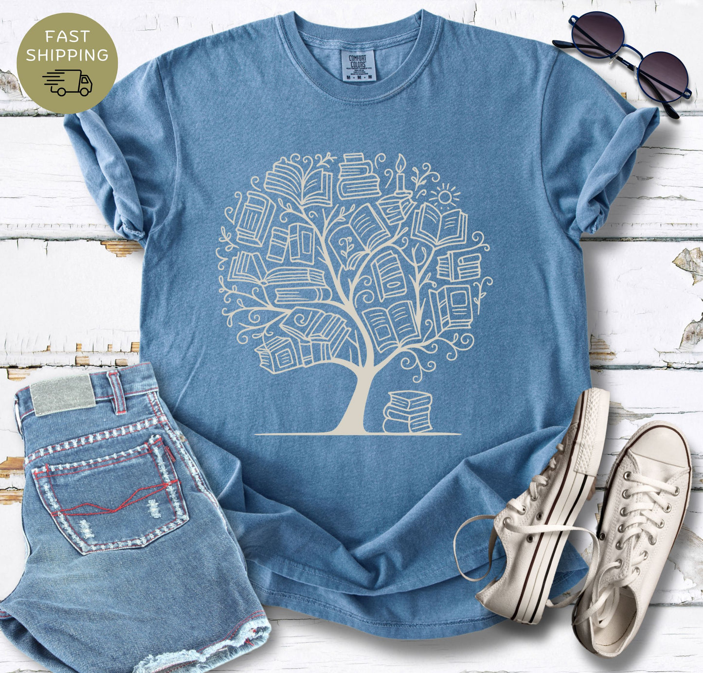 Book Tree T-shirt