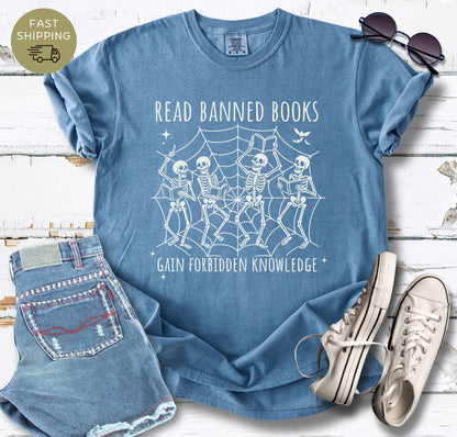 Read Banned Books Halloween T-shirt
