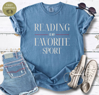 Reading Is My Favorite Sport V2 T-shirt