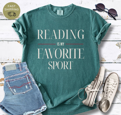 Reading Is My Favorite Sport V2 T-shirt