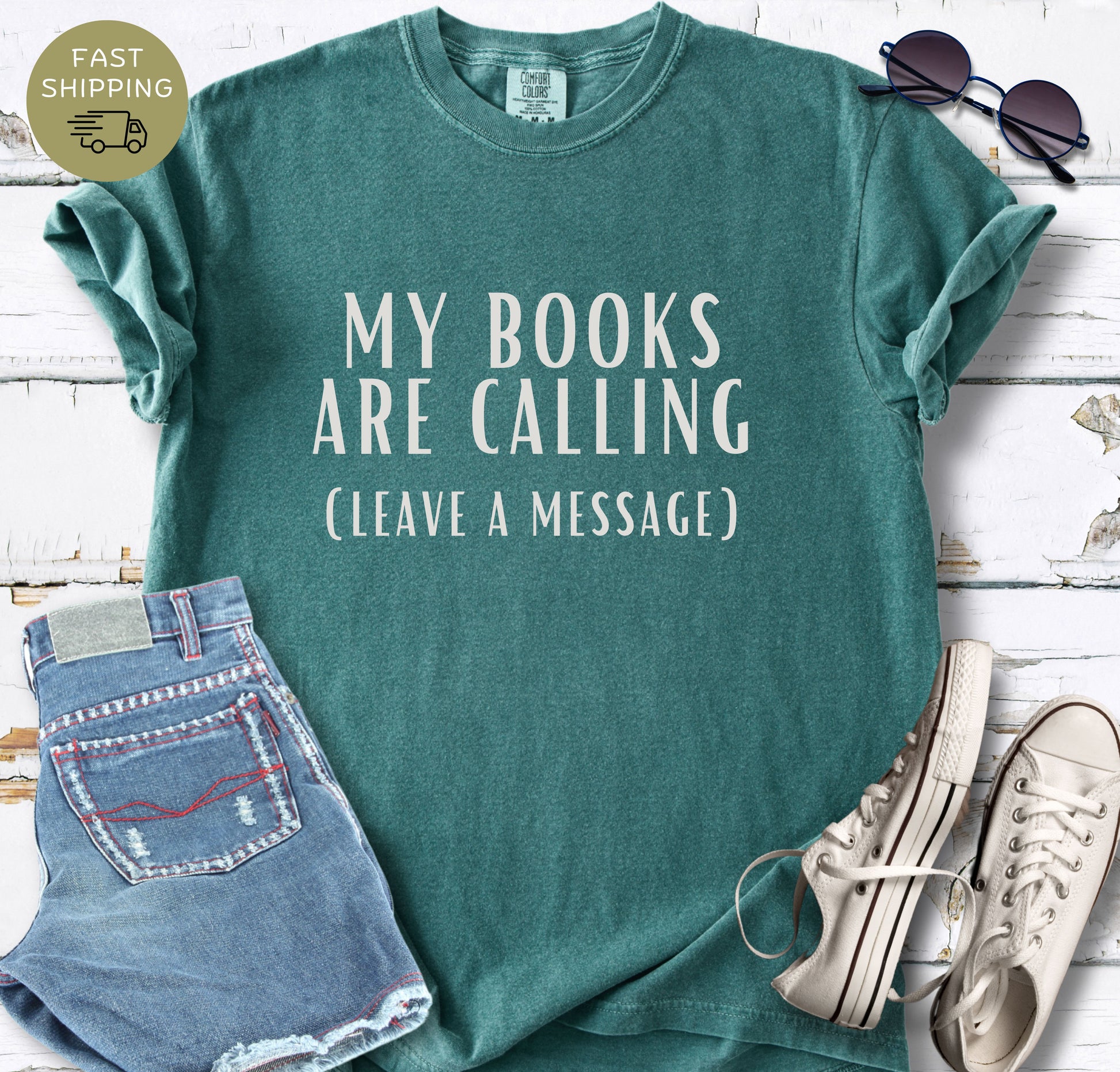 Cute bookish humor t-shirt for library lovers