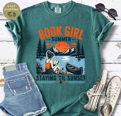 National park inspired bookish t-shirt for summer readers