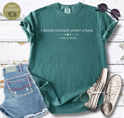 I Prefer A Book T-shirt