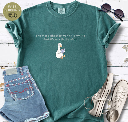 Cute booktok aesthetic tee for comfort readers