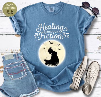 Healing Through Fiction T-shirt