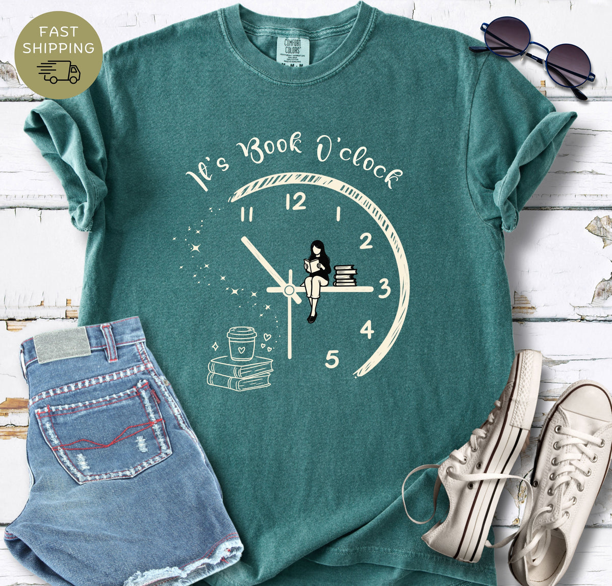 It's Book O'clock T-shirt