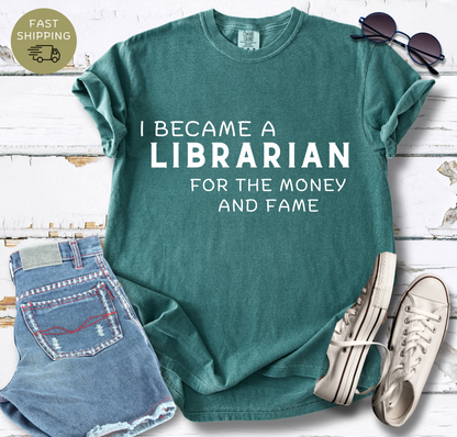 I Became a Librarian  T-shirt