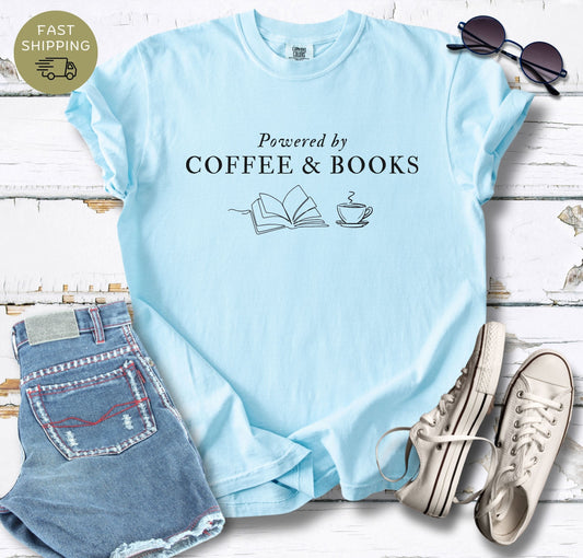Powered By Coffee & Books T-shirt