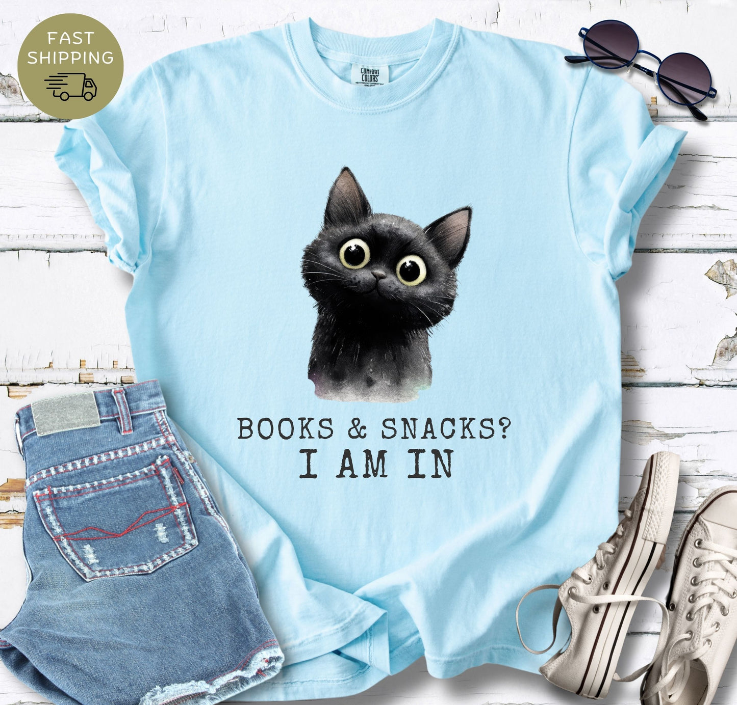 Books & Snacks T-shirt