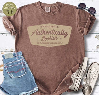 Gift for book lovers with retro typography reading slogan