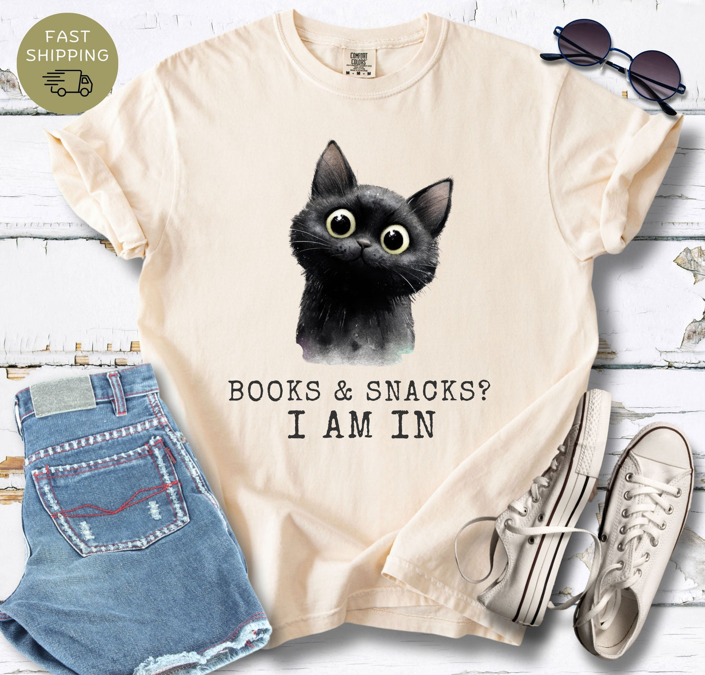 Books & Snacks T-shirt