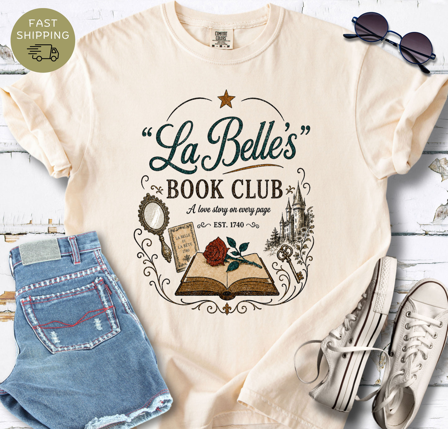 La Belle's Book Club T-shirt