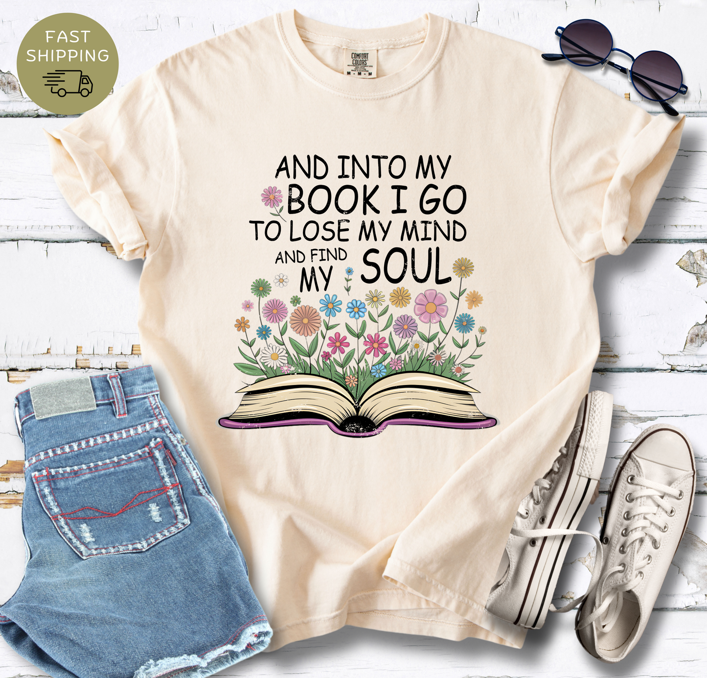 And Into My Book I Go T-shirt