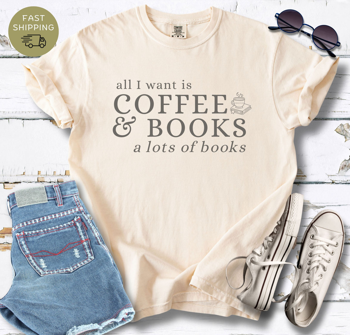 Coffee & Books T-shirt